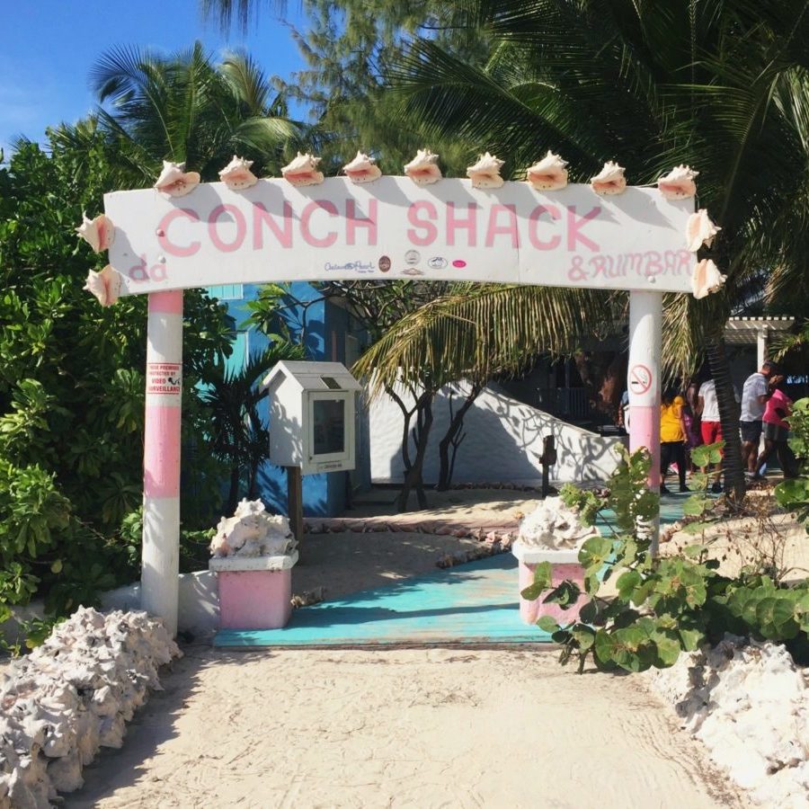 Welcome to da Conch Shack and Rum Bar, colorful and iconic!